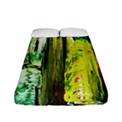 Old Tree And House With An Arch 8 Fitted Sheet (full/ Double Size) by bestdesignintheworld