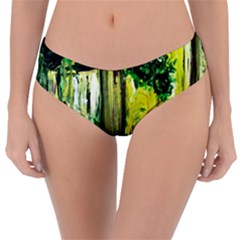 Old Tree And House With An Arch 8 Reversible Classic Bikini Bottoms by bestdesignintheworld