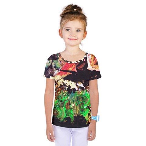 Old Tree And House With An Arch 7 Kids  One Piece Tee by bestdesignintheworld