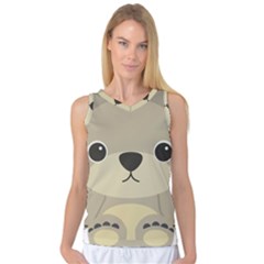 Animal Bear Cartoon Children Kids Women s Basketball Tank Top by Simbadda