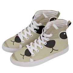 Animal Bear Cartoon Children Kids Men s Hi-top Skate Sneakers by Simbadda