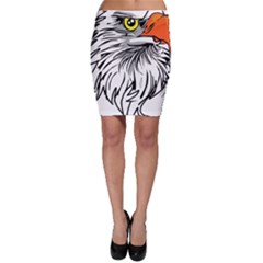 Animal Bird Cartoon Comic Eagle Bodycon Skirt by Simbadda