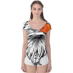 Animal Bird Cartoon Comic Eagle Boyleg Leotard  by Simbadda