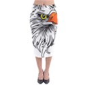 Animal Bird Cartoon Comic Eagle Midi Pencil Skirt View1