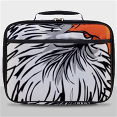 Animal Bird Cartoon Comic Eagle Full Print Lunch Bag by Simbadda