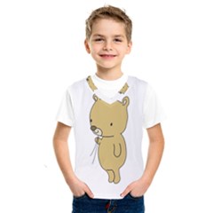 Cute Bear Cartoon Kids  Sportswear by Simbadda