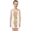 Cute Bear Cartoon Kids Summer Sun Dress View1