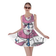 Business Education Logo Monster Skater Dress by Simbadda