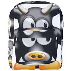 Cow Animal Mammal Cute Tux Full Print Backpack by Simbadda