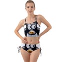 Cow Animal Mammal Cute Tux Mini Tank Bikini Set View1