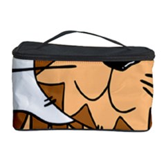 Cats Kittens Animal Cartoon Moving Cosmetic Storage Case by Simbadda