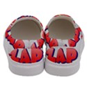 Comic Bubble Popart Cartoon Action Men s Canvas Slip Ons View4