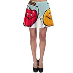 Dancing Fruit Apple Organic Fruit Skater Skirt by Simbadda