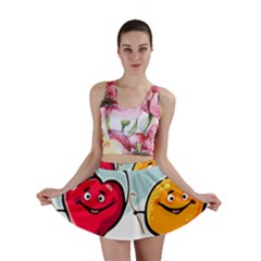 Dancing Fruit Apple Organic Fruit Mini Skirt