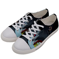 Demon Devil Evil Monster Alien Women s Low Top Canvas Sneakers by Simbadda