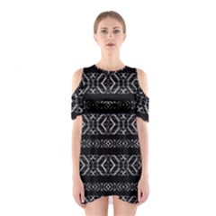 Futuristic Geometric Stripes Pattern Shoulder Cutout One Piece by dflcprints