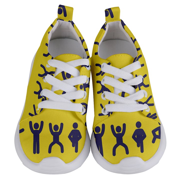 Gymnast Stick Man Man Stick Kids  Lightweight Sports Shoes