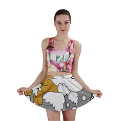 Dog Bath Grooming Mini Skirt by Simbadda