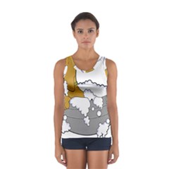 Dog Bath Grooming Sport Tank Top  by Simbadda