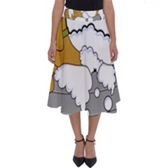 Dog Bath Grooming Perfect Length Midi Skirt by Simbadda