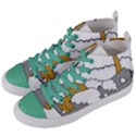 Dog Bath Grooming Women s Mid-Top Canvas Sneakers View2