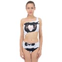 Panda Hug Sorry Cute Cute Bear Spliced Up Two Piece Swimsuit View1