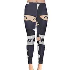 Ninja Baby Parent Cartoon Japan Inside Out Leggings