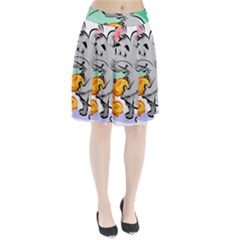 Mouse Cheese Tail Rat Hole Pleated Skirt by Simbadda