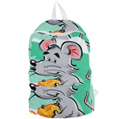 Mouse Cheese Tail Rat Hole Foldable Lightweight Backpack by Simbadda