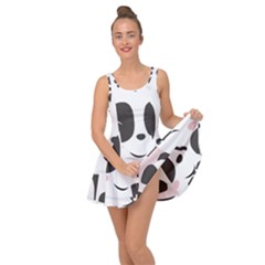 Panda Bear Funny Cute Inside Out Casual Dress by Simbadda