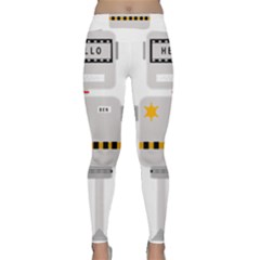 Robot Technology Robotic Animation Classic Yoga Leggings by Simbadda