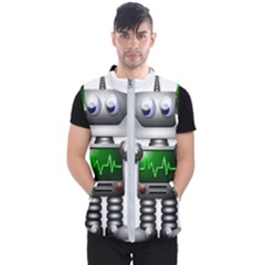 Robot Men s Puffer Vest by Simbadda