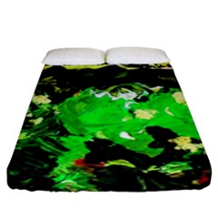 Old Tree And House With An Arch 6 Fitted Sheet (king Size) by bestdesignintheworld