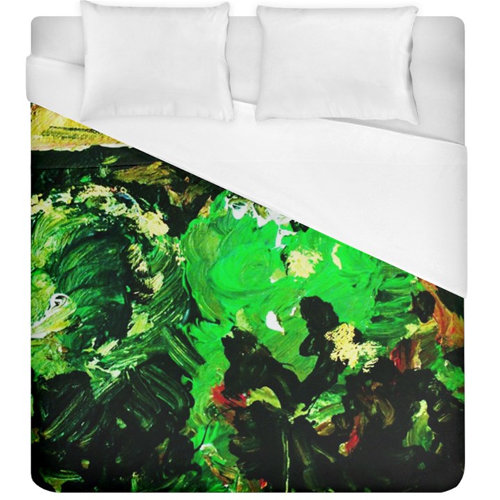 Old Tree And House With An Arch 6 Duvet Cover (King Size)