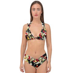 Ireland 2 Double Strap Halter Bikini Set