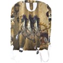 Awesome Steampunk Horse, Clocks And Gears In Golden Colors Full Print Backpack View2