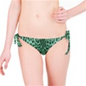 Green Leopard print Bikini Bottom View1