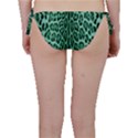 Green Leopard print Bikini Bottom View2