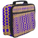 Purple Yellow Wavey Lines Full Print Lunch Bag View3