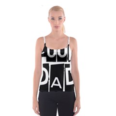 Cool Dad Typography Spaghetti Strap Top by yoursparklingshop