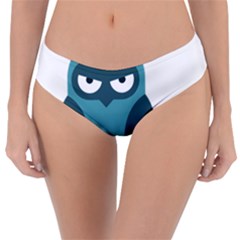 Owl Comic Animal Reversible Classic Bikini Bottoms by Simbadda