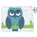 Owl Comic Animal Canvas Cosmetic Bag (XXL) View2