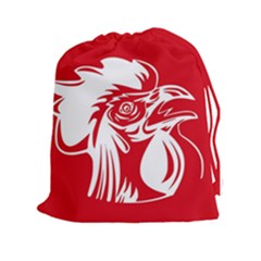 Cock Logo Emblem Symbol France Drawstring Pouches (xxl) by Simbadda