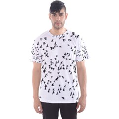 Flock Birds Animals Flying Men s Sports Mesh Tee