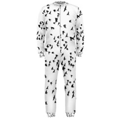 Flock Birds Animals Flying Onepiece Jumpsuit (men) 