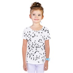 Flock Birds Animals Flying Kids  One Piece Tee