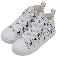 Flock Birds Animals Flying Kid s Mid-top Canvas Sneakers by Simbadda