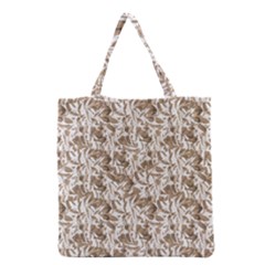 Leaves Texture Pattern Grocery Tote Bag by dflcprints