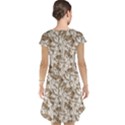 Leaves Texture Pattern Cap Sleeve Nightdress View2