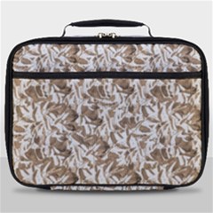 Leaves Texture Pattern Full Print Lunch Bag by dflcprints